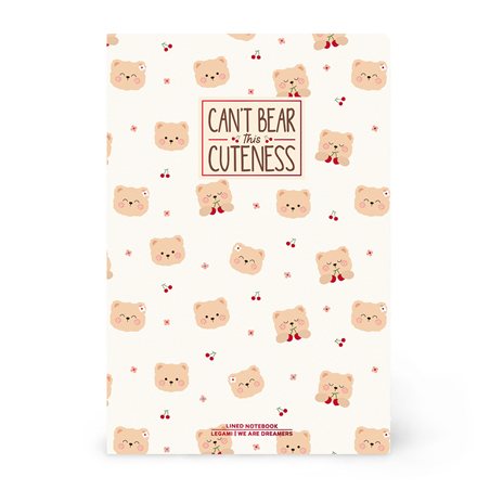 Notebook Medium Lined L14.2xh21cm  0110