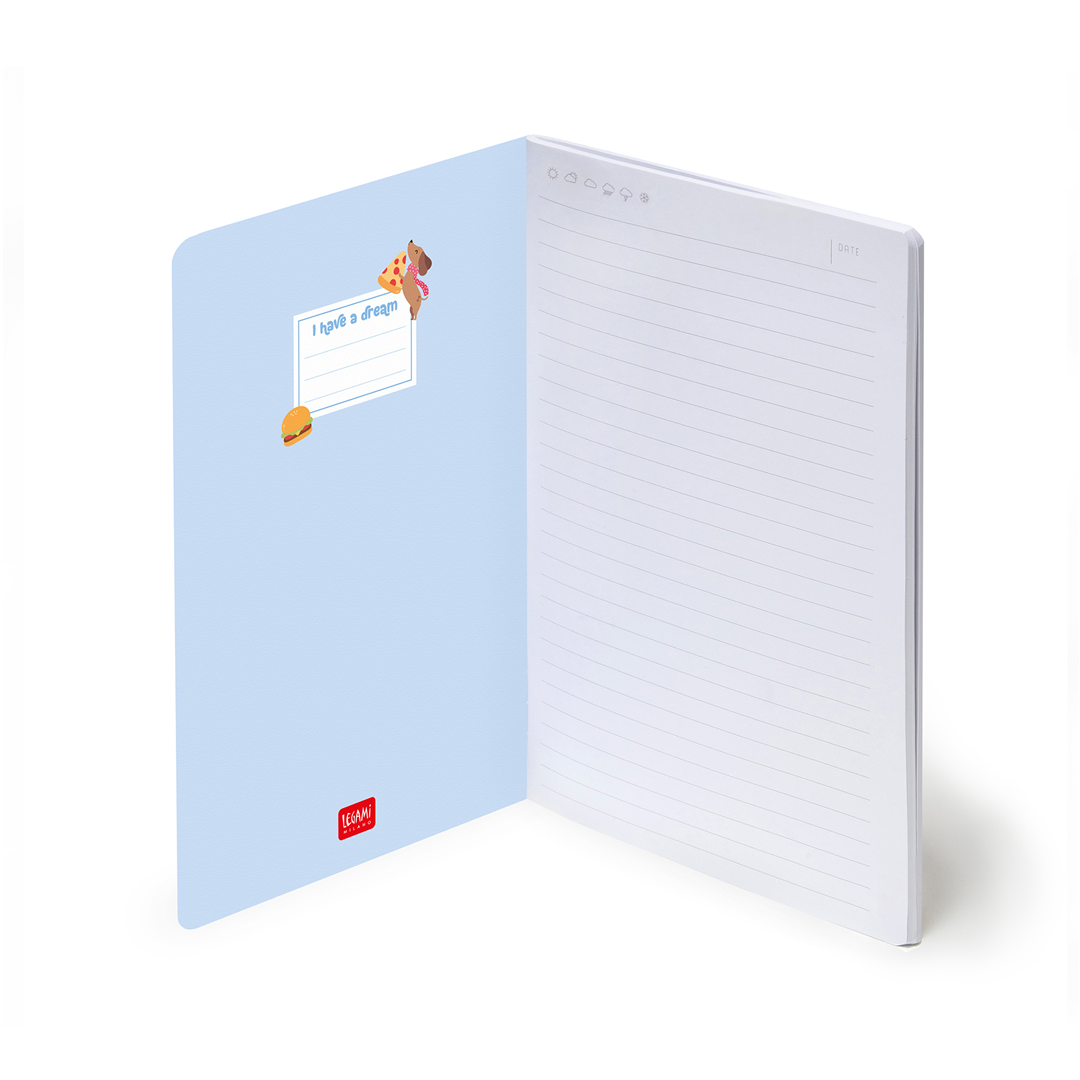 Notebook Medium Lined L14.2xh21cm  0111 — immagine 2