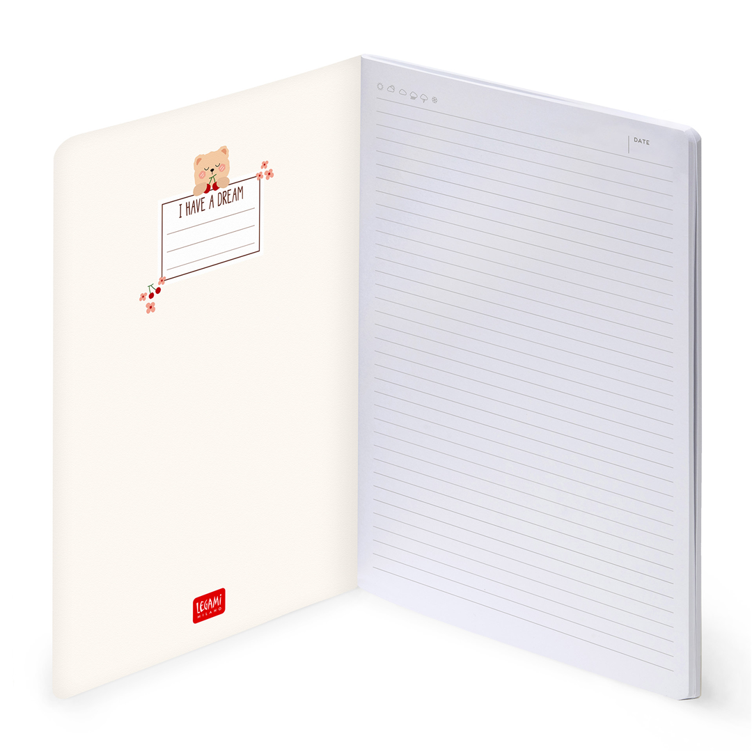 Notebook Large Lined L18.5xh24.8cm  0068 — immagine 2