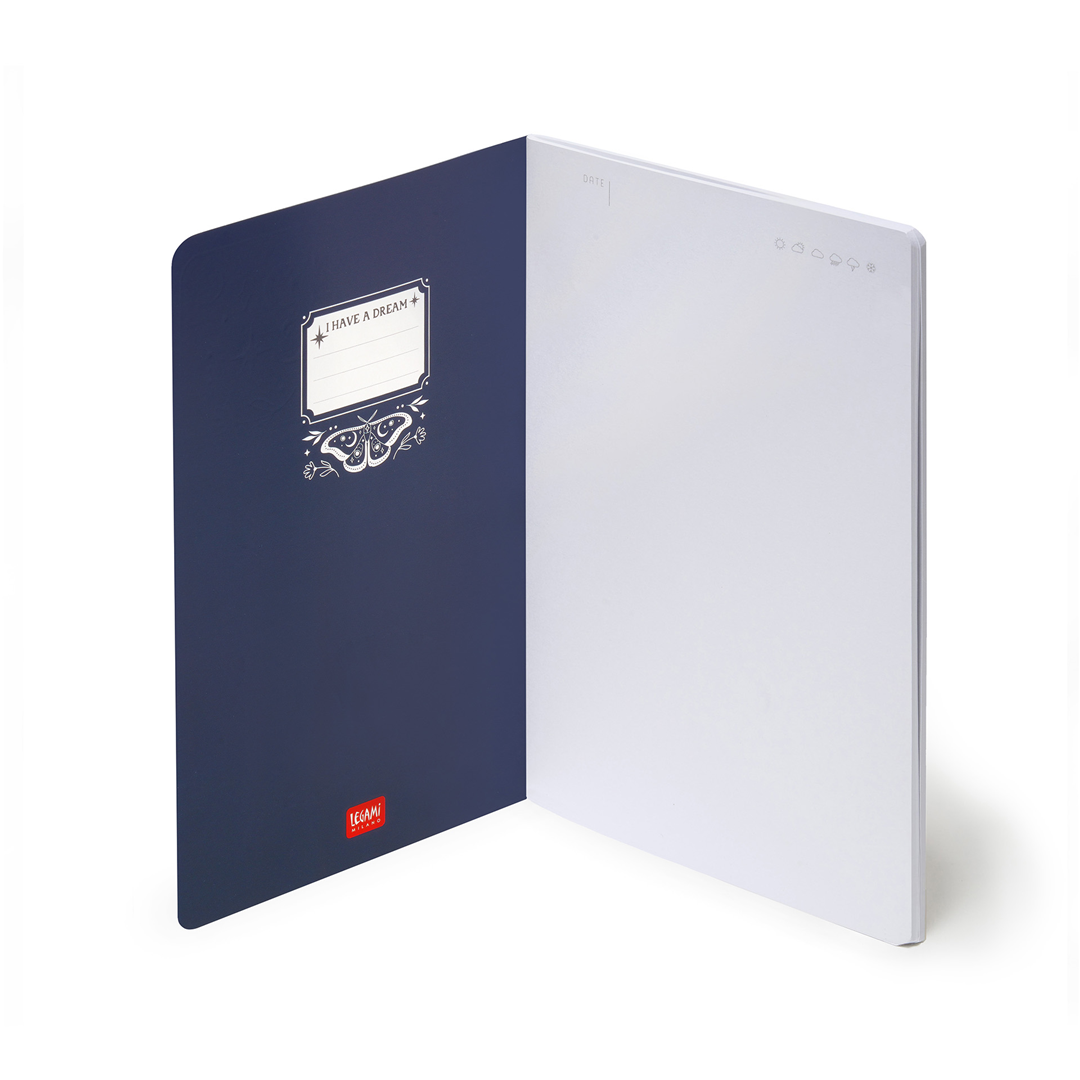 Notebook Medium Plain L14.2xh21cm  Moth Special Edition — immagine 2