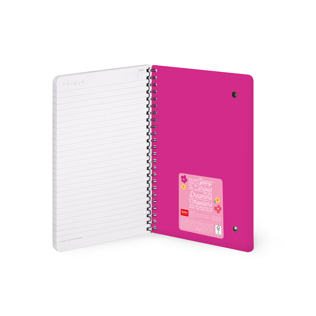 Large Spiral Notebook L15.5cm H21cm  0055 — immagine 3