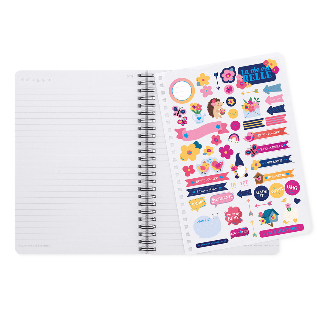 Large Spiral Notebook L15.5cm H21cm  0055 — immagine 5