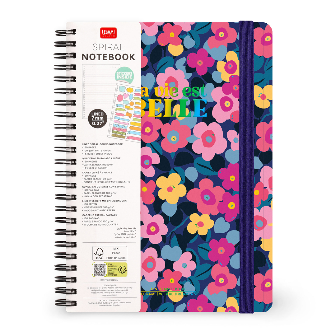 Large Spiral Notebook L15.5cm H21cm  0055 — immagine 6