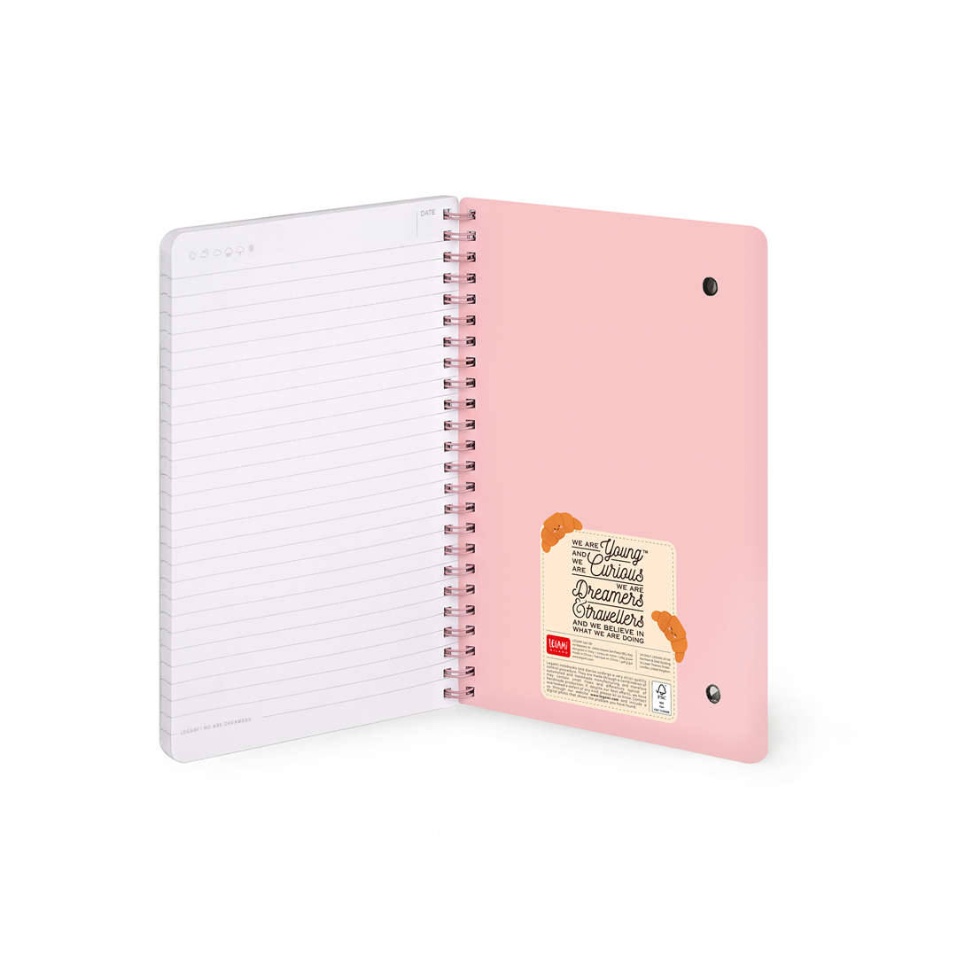 Large Spiral Notebook L15.5cm H21cm  0057 — immagine 3