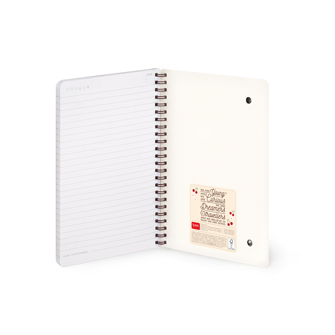 Large Spiral Notebook L15.5cm H21cm  0059 — immagine 3
