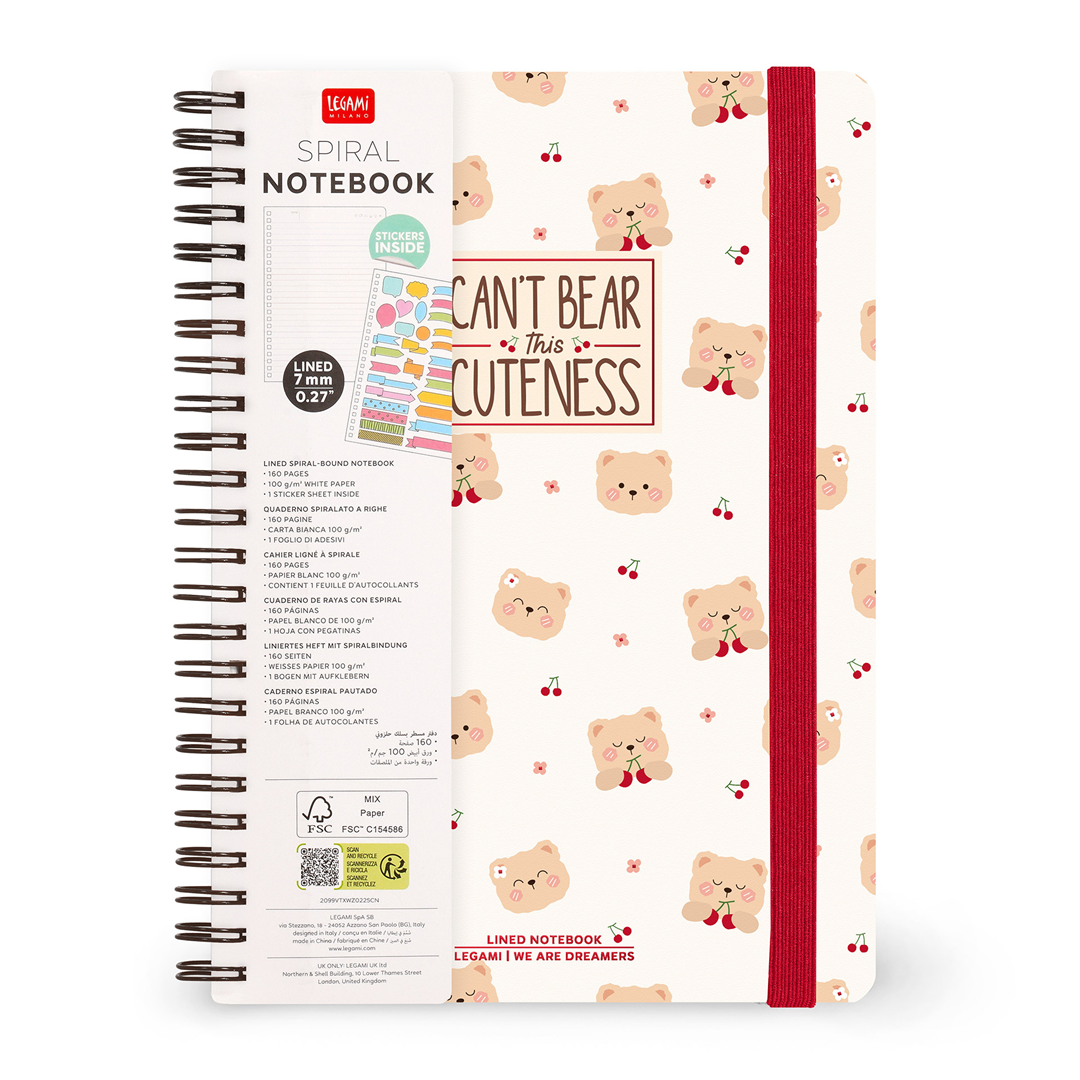Large Spiral Notebook L15.5cm H21cm  0059 — immagine 6