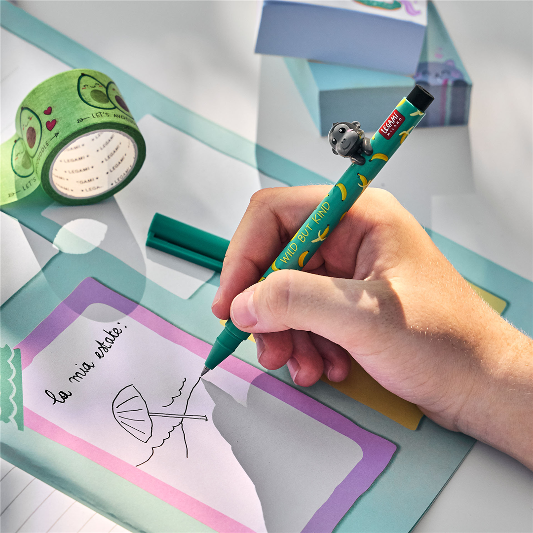 Penna Gel Lovely Friends  Gorilla — immagine 5