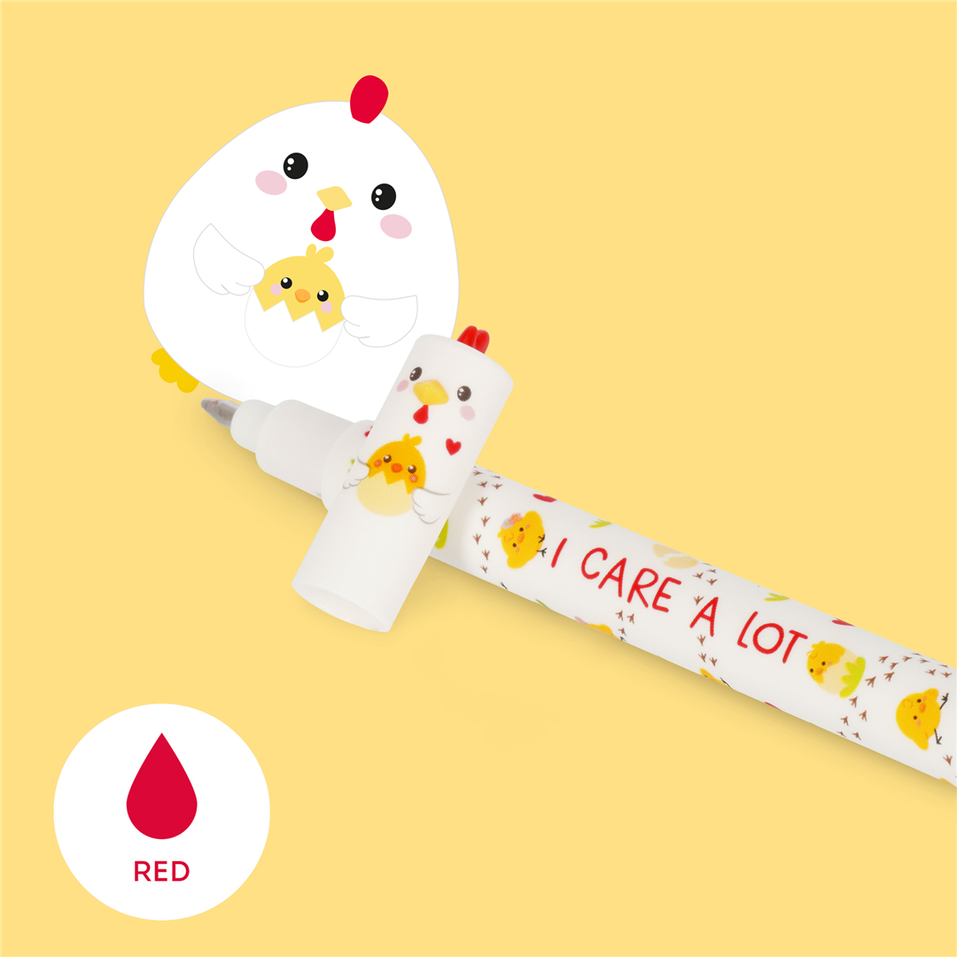 Penna Gel Cancellabile Gallina — immagine 2