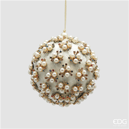 Sfera D10cm Pvc Elizabeth White