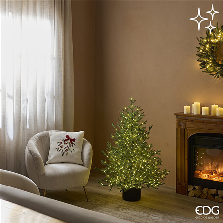 Albero Lucciole Con Vaso H 120cm 1000led D92c