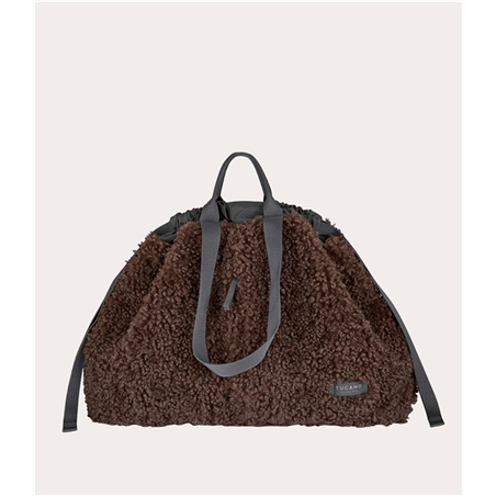 Borsa Carry Sheep Weekender Bag 60x40x18 43l Marrone
