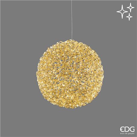 Sfera Curly D40cm 600microled  Gold Gold-Interno