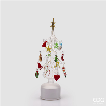 Pino Twist Decori Led E Movimento H36cm D9cm Multicolor
