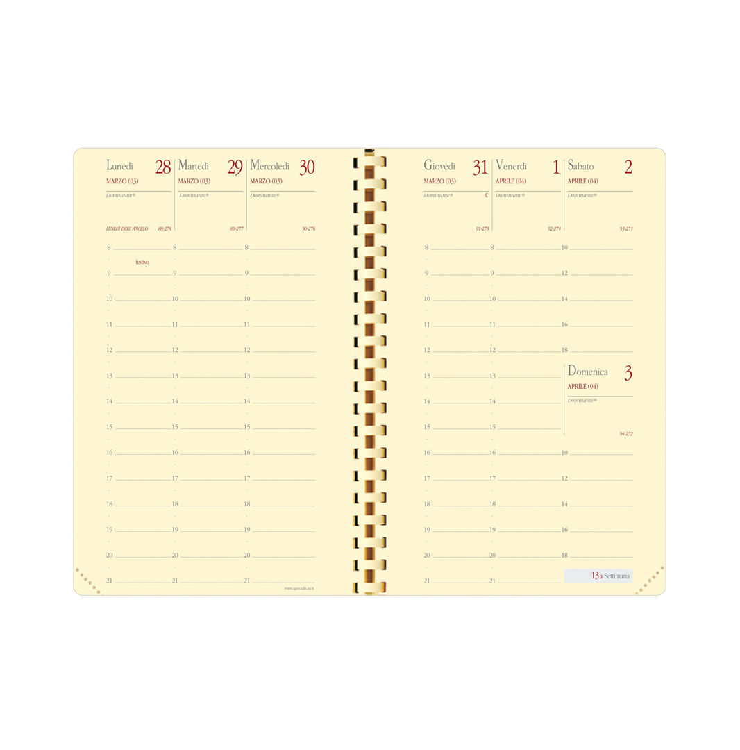 Planning 16 Spirale - 9x16cm - Ricambio — immagine 2