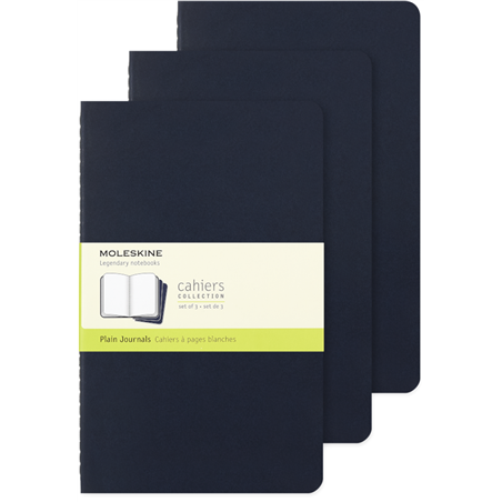 Cahier Large Neutro 3pz Indigo Blue