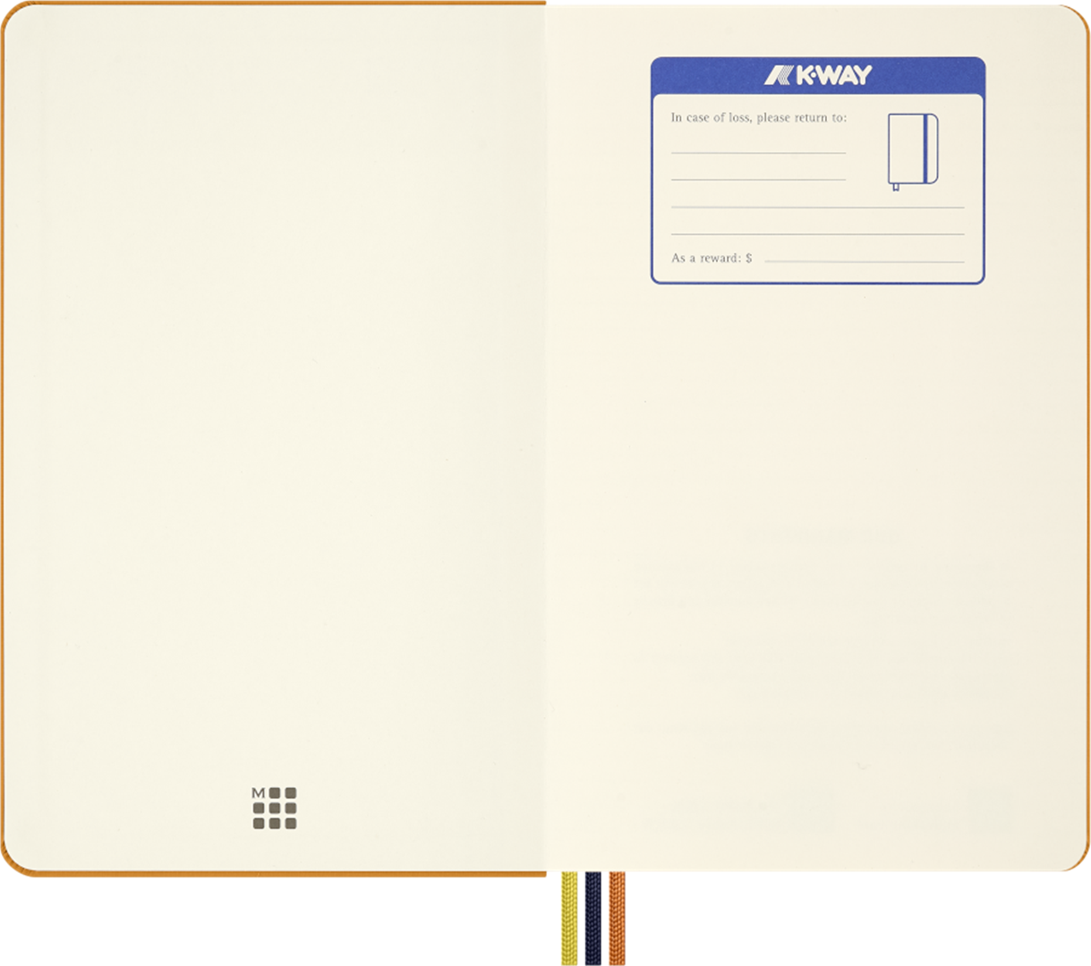 Taccuino Large, A Righe, Hard W-Way Orange — immagine 2