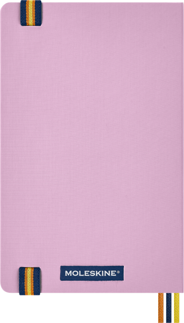Taccuino Large, A Righe, Hard Con Astuccio K-Way Rosa — immagine 5