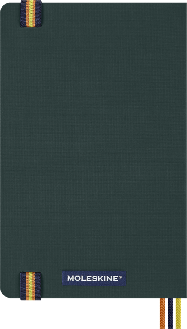 Taccuino Large, A Righe, Hard Con Astuccio K.way Verde — immagine 5