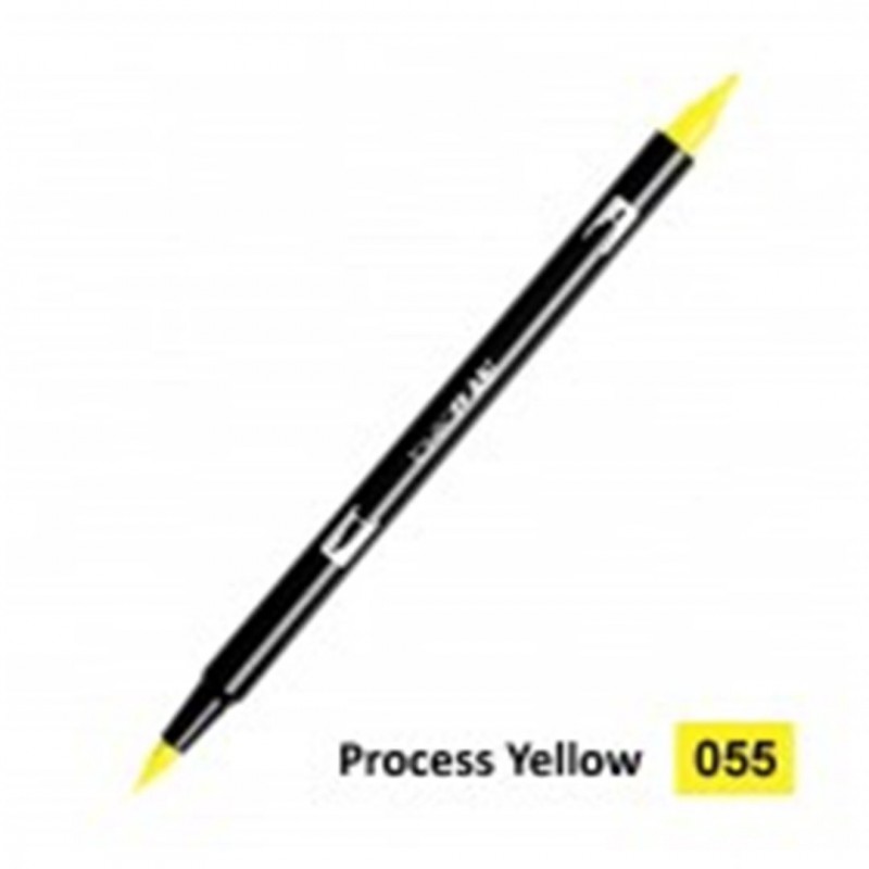 Tombow - Pennarello Dual Brush 055-Process Yellow
