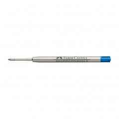 Faber-Castell 148741, refill per penna a sfera, tratto medio, blu