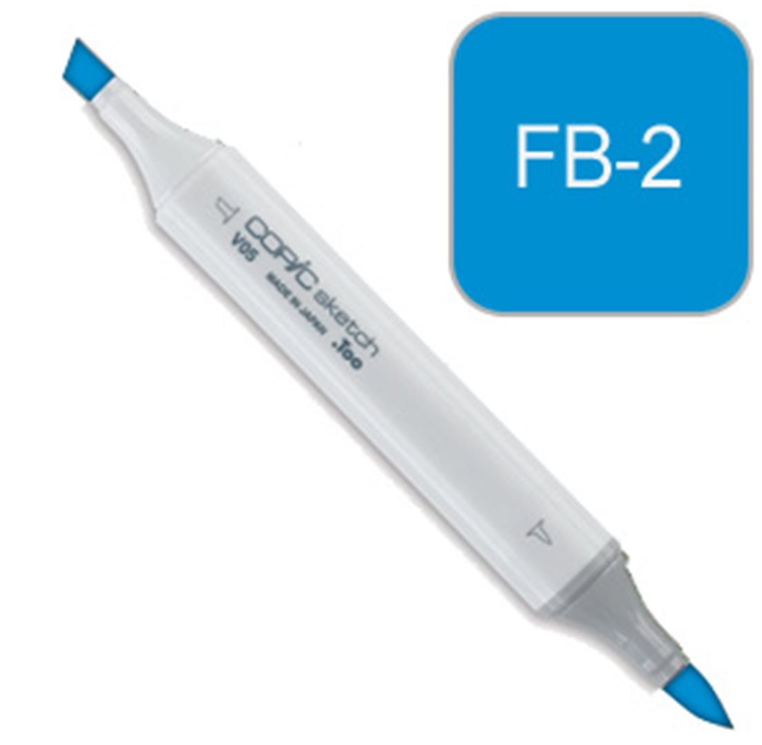 Pennarello Sketch - Fb2 Fluorescent Dull Blue