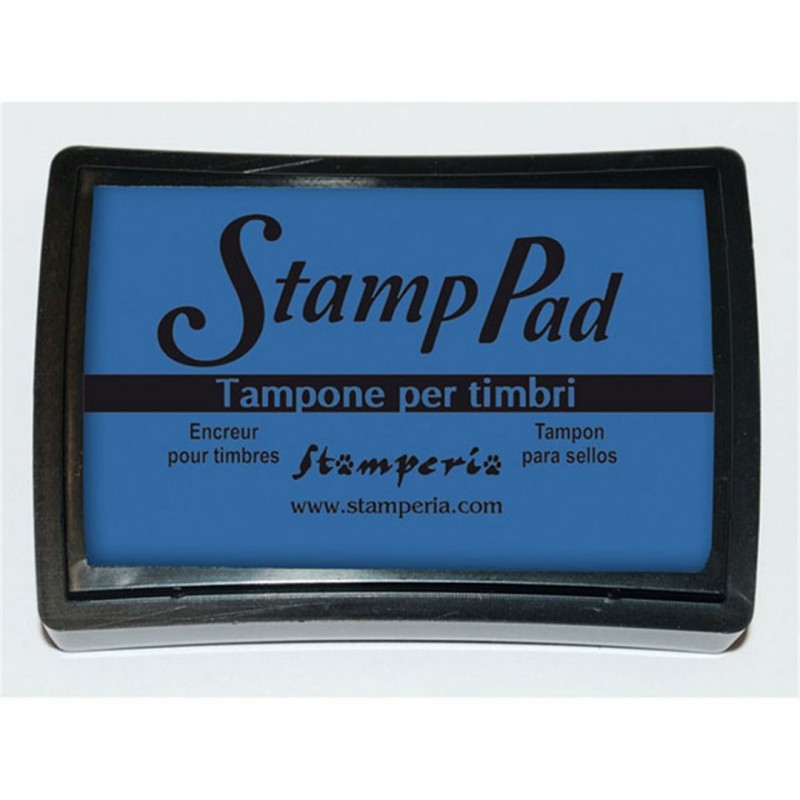 Stamperia Tampone Pigmento Grande Stamp Pad Blu