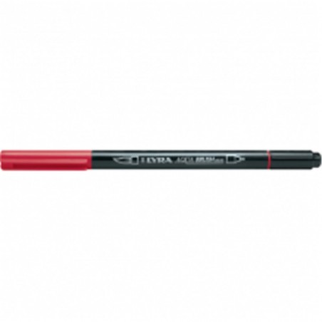 Pennarello  Aqua Brush Duo Rosso Di Pompei