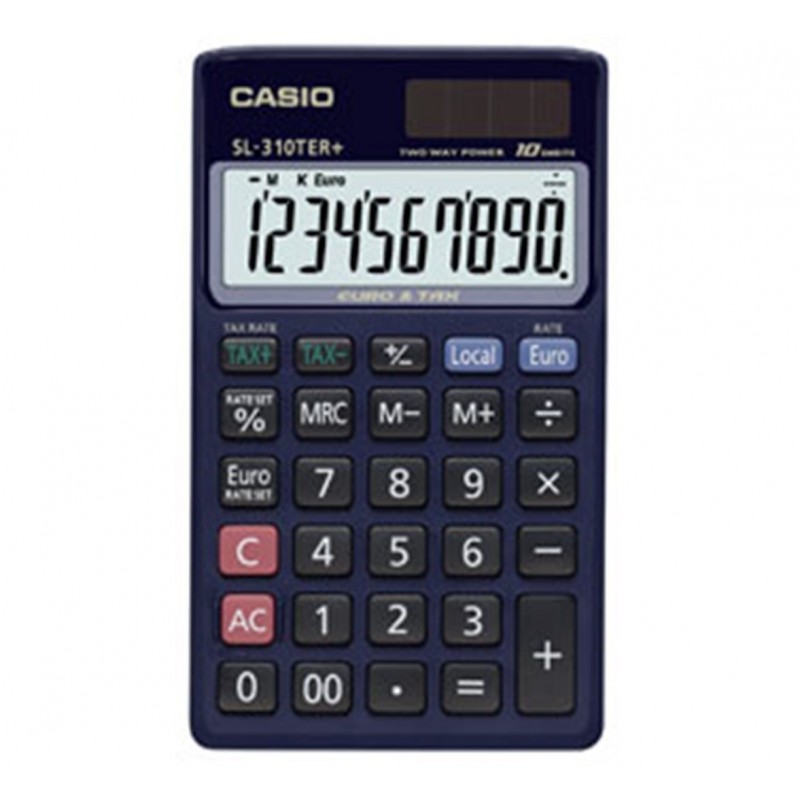 Casio Calcolatrice Sl-310ter+ 10 Cifre 