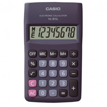Casio  Calculator 8 Digits Pocket Hl-815l Bl-Ref. Hl815