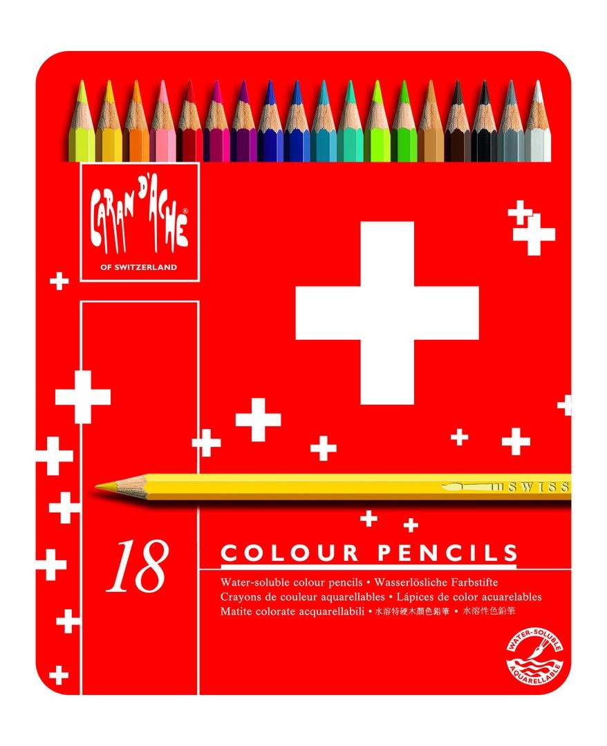 Matite Swisscolor Pezzi 18 Confezione In Metallo — immagine 2