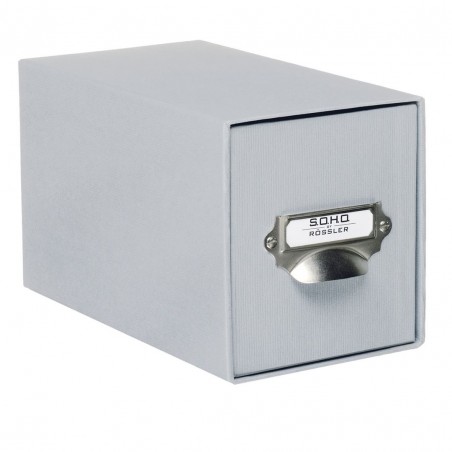 Scatola Cd Con Manico Soho 260x154x140mm Stone Grigio Chiaro 17