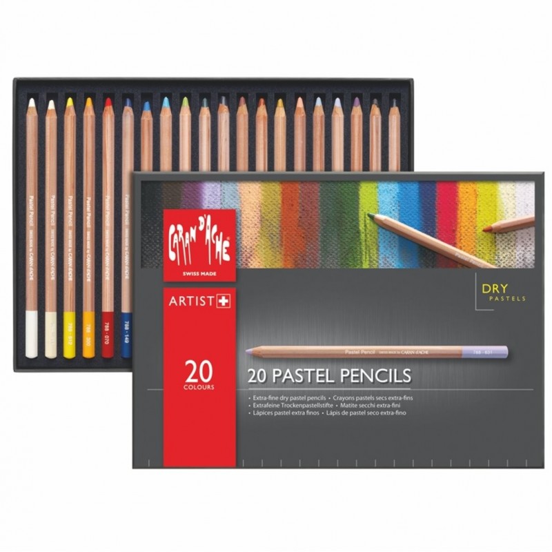 Caran D'Ache Package Pastel Pencil 12 Colors