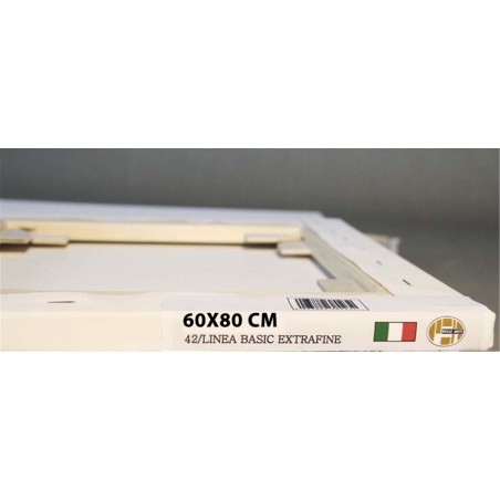 Telaio Telato Cm.60x80 Linea Basic 42 Tela 560 Poliestere Grana Extrafine