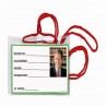 100 Pcs Pack Badge Holder 11x8 With Red Cord | Lebez
