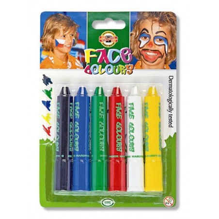Set Face Colours Pezzi 6 Colori Cosmetici