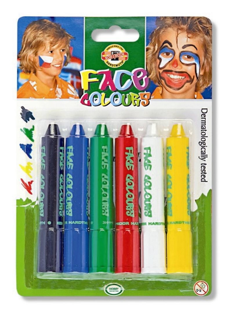 Set Face Colours Pezzi 6 Colori Cosmetici