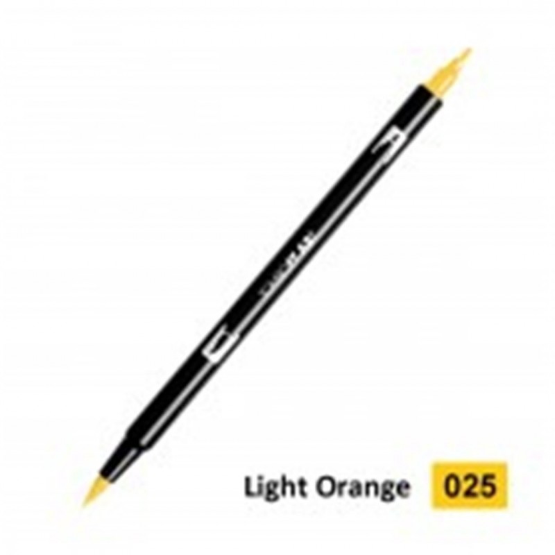 Tombow Pennarello Dual Brush 025-Light Orange