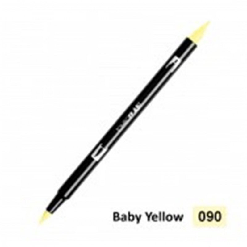 Tombow Pennarello Dual Brush 090-Baby Yellow
