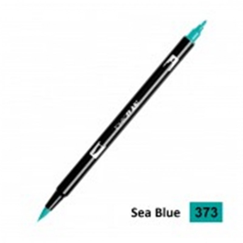 Tombow Pennarello Dual Brush 373-Sea Blu