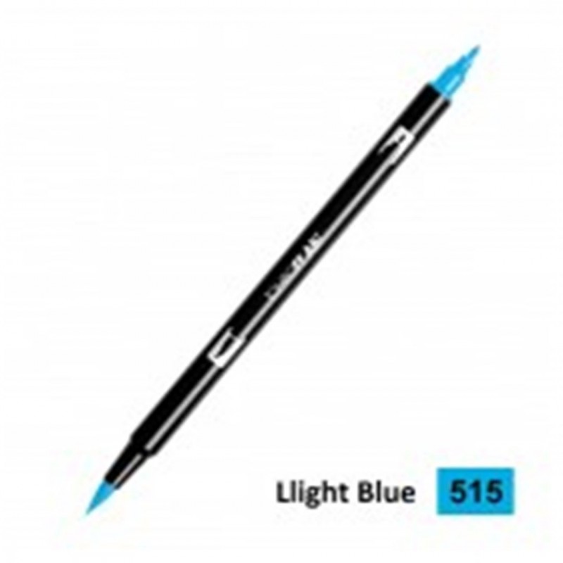 Tombow Pennarello Dual Brush 515-Light Blue