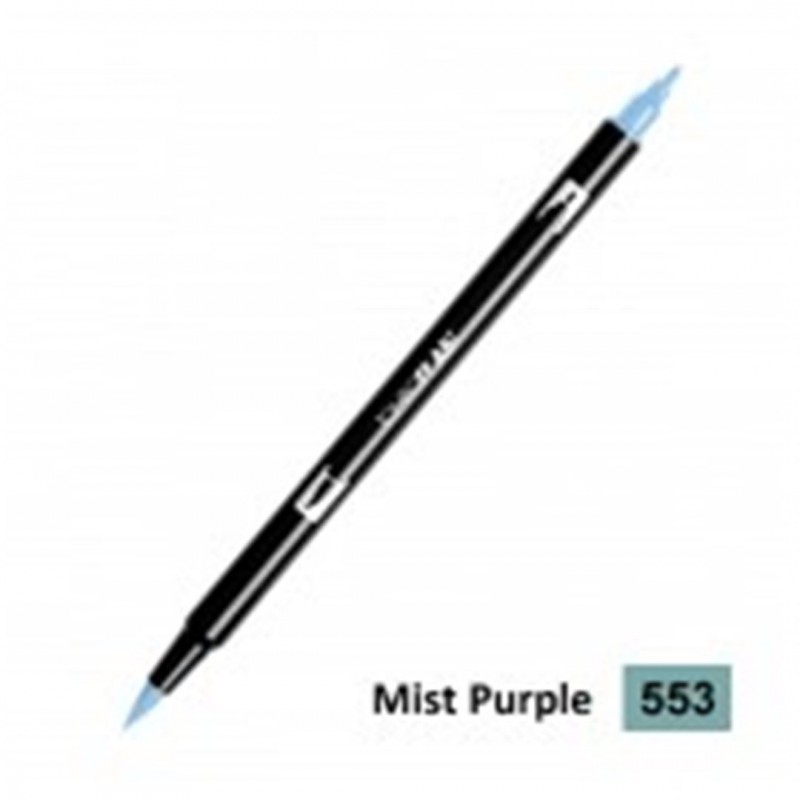 Tombow Pennarello Dual Brush 553-Mist Purple