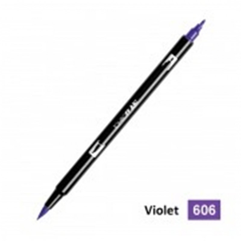 Tombow Pennarello Dual Brush 606-Purple Sage