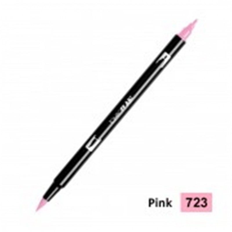 Tombow Pennarello Dual Brush 723-Pink
