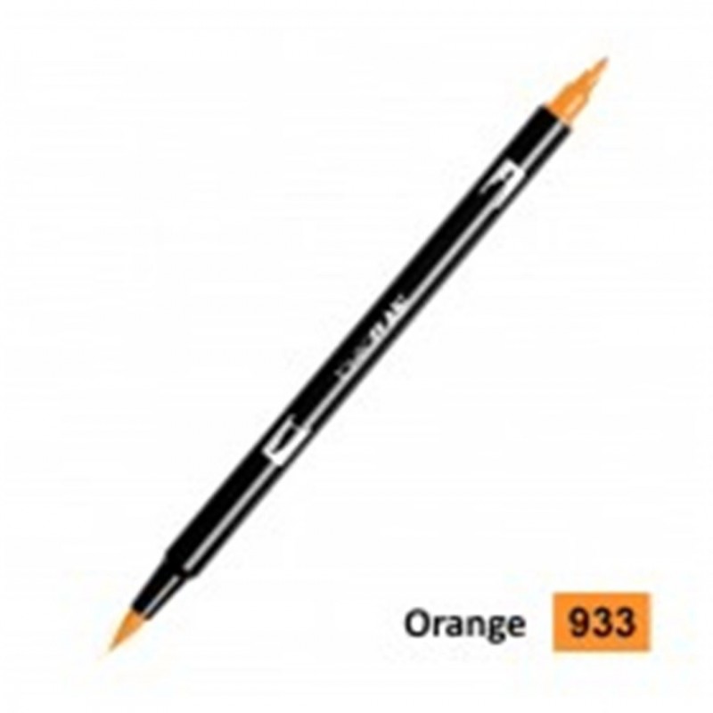 Tombow Pennarello Dual Brush 933-Orange