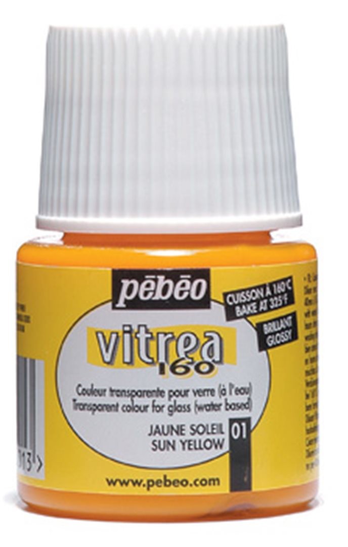 Colore Vitrea160 45 Ml Effetto Brillante 001-Giallo Sole — immagine 2