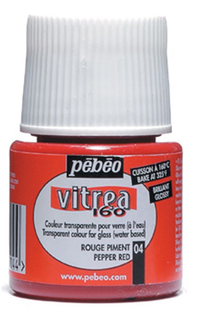 Colore Vitrea160 45 Ml Effetto Brillante 004-Rosso Peperone — immagine 2