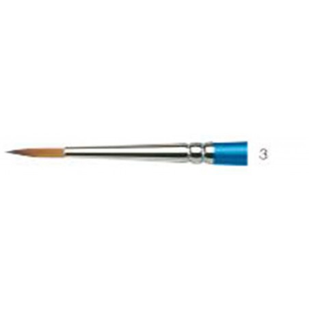 N. 3 Tondo Manico Corto  Serie 111 Cotman  Pennello Per Acquarello