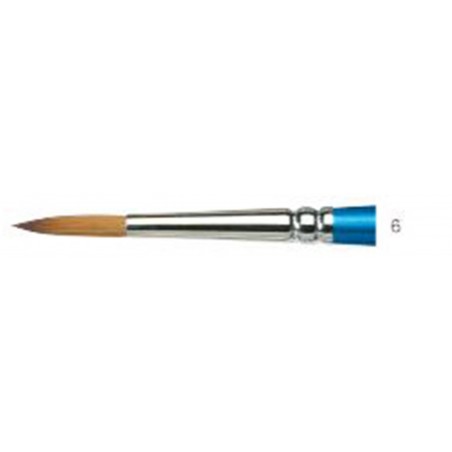 N. 6 Tondo Manico Corto  Serie 111 Cotman Pennello Per Acquarello
