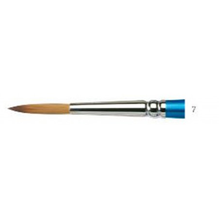 N. 7  Tondo Manico Corto  Serie 111 Cotman Pennello Per Acquarello