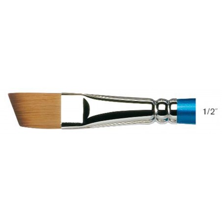 N. 1-2 - 13 Mm Obliquo Manico Corto Serie 667 Cotman Pennello Per Acquarello